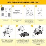 Pickup Truck Tent with Awning Shade,Waterproof PU5000mm Oxford for 5.5-6.3 FT Truck Bed for Camping Travel Outdoor Activities for Chevy Silverado 1500,Ram 1500/Dakota,F150,GMC 1500,Titan,Tundra - Image 8