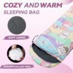 Kids Sleeping Bag for Camping - Lightweight 3 Season Backpacking Sleeping Bag, Compact Child Sleeping Bag for Girls and Boys, Waterproof Youth Sleeping Bag for Outdoor by Croosseoutdoors - Image 4