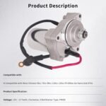 Road Passion 3 Bolt Starter Motor for 50cc 70 cc 90cc 100 cc 110cc 125 cc Dirt Bikes Go Karts ATVs Pit Bike Dune Buggy Sandrail Quad 4 Wheelers SSR Roketa Taotao Coolster Jonway SunL - Image 5