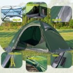 2 Person Backpacking Tent, Waterproof 4 Season Tent, Windproof Cold Weather Winter Tent for Camping, Hiking, Hunting, Cycling - Image 9