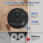 ECOVACS DEEBOT N30 Omni Robot Vacuum and Mop, 10000Pa Suction, TruEdge Adaptive Edge Mopping, ZeroTangle 2.0 Technology, Hot Air-Drying, Self-Emptying, Auto-Lift Mopping, Obstacle Avoidance - Image 3