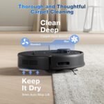 ECOVACS DEEBOT N30 Omni Robot Vacuum and Mop, 10000Pa Suction, TruEdge Adaptive Edge Mopping, ZeroTangle 2.0 Technology, Hot Air-Drying, Self-Emptying, Auto-Lift Mopping, Obstacle Avoidance - Image 6