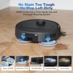 ECOVACS DEEBOT N30 Omni Robot Vacuum and Mop, 10000Pa Suction, TruEdge Adaptive Edge Mopping, ZeroTangle 2.0 Technology, Hot Air-Drying, Self-Emptying, Auto-Lift Mopping, Obstacle Avoidance - Image 7