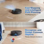 ECOVACS DEEBOT N30 Omni Robot Vacuum and Mop, 10000Pa Suction, TruEdge Adaptive Edge Mopping, ZeroTangle 2.0 Technology, Hot Air-Drying, Self-Emptying, Auto-Lift Mopping, Obstacle Avoidance - Image 8
