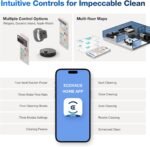 ECOVACS DEEBOT N30 Omni Robot Vacuum and Mop, 10000Pa Suction, TruEdge Adaptive Edge Mopping, ZeroTangle 2.0 Technology, Hot Air-Drying, Self-Emptying, Auto-Lift Mopping, Obstacle Avoidance - Image 10
