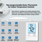 Thermostat for Home Non-Programmable Single-Stage Systems, 1 Heat/1 Cool, Easy DIY, White Backlight - Image 3