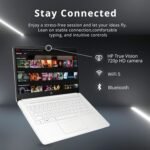 HP Stream 14" HD BrightView Laptop, Intel Celeron N4120 Processor, 16GB RAM, 64GB SSD, Intel UHD Graphics, 720p Webcam, WiFi, HDMI, Win 11 S, White (Renewed) - Image 5