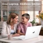 HP Stream 14" HD BrightView Laptop, Intel Celeron N4120 Processor, 16GB RAM, 64GB SSD, Intel UHD Graphics, 720p Webcam, WiFi, HDMI, Win 11 S, White (Renewed) - Image 6