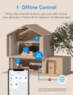 meross Smart Table Lamp, Bedside Lamp, Compatible with Apple HomeKit, Siri, Amazon Alexa and SmartThings, Tunable White and Multi-Color, Touch Control, Voice and App Control - Image 9
