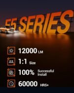 SEALIGHT H11 H16 H8 LED Fog Light Bulbs, 12,000 lumens 6500K White H16 H8 LED Fog Lights or Daytime Running Lamp, Interior Lighting, Pack of 2 - Image 6