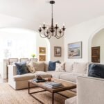 TYNEWRGY 24" Farmhouse Chandelier for Kitchen Island, 6-Light French Country Chandelier with Adjustable Chain, Oil Rubbed Bronze Candle Pendant Light for Dining Room, Living Room, Foyer - Image 8