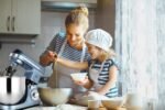 MURENKING Professional Stand Mixer, 6-Qt with Timer, MK37 500W 6-Speed Tilt-Head Food Electric Mixer Kitchen Machine,Plastic (Silver Blue) - Image 6