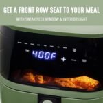 GreenLife Compact Electric Air Fryer Oven, 5.3 QT, PFAS-Free Ceramic Nonstick Drawer, 8 One Touch Digital Display, Easy View Window, Auto Shut-Off Timer, Dishwasher Safe Parts, 1500 Watts, Sage - Image 5