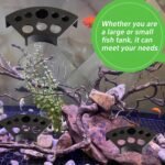 WQHLONGBO 3 Pcs Shrimp Cave Aquarium Decor,Shrimp Tunnel, Fish Tank Hideout, Fish Cave for Aquarium Shrimp Cave Fish Tunnel Shrimp Hides for Aquarium Fish Tank Accessories Decor(Black) - Image 7