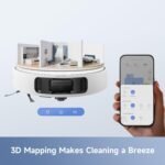 Mova E40 Ultra Robot Vacuum and Mop, 19,000Pa Suction, Extenable & Liftable Mop, All-in-One Station, Auto-Empty, Auto Washing & Hot Air Drying, 360°Obstacle Avoidance, App & Voice Control - Image 6