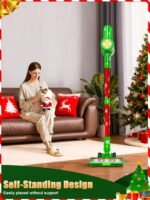 SUXIANGVAC Cordless Vacuum Cleaner, 46Kpa//500W/55Mins Vacuum Cleaners for Home, Self-Standing Stick Vacuum, LED Display & Anti-Tangle, Lightweight Rechargeable Vacuum for Carpet, Floor - Image 4
