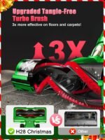 SUXIANGVAC Cordless Vacuum Cleaner, 46Kpa//500W/55Mins Vacuum Cleaners for Home, Self-Standing Stick Vacuum, LED Display & Anti-Tangle, Lightweight Rechargeable Vacuum for Carpet, Floor - Image 7
