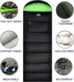 4 Season Adults & Kids Sleeping Bag - Warm, Waterproof & Lightweight - Great for Camping, Backpacking & Hiking - Image 4