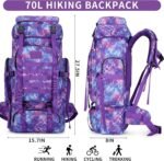 W WINTMING Hiking Backpack for Men 70L/100L Camping Backpack Military Rucksack Molle 3 Days Assault Pack for Climbing | Camping Backpack, 3 Days Assault Pack, for Climbing - Image 3