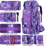 W WINTMING Hiking Backpack for Men 70L/100L Camping Backpack Military Rucksack Molle 3 Days Assault Pack for Climbing | Camping Backpack, 3 Days Assault Pack, for Climbing - Image 7