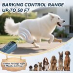 Dog Anti-Barking Device - Humane Ultrasonic Bark Control for Your or Neighbor's Pet (Dark Blue) - Image 4