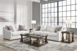 Signature Design by Ashley Maitelynn Contemporary Sofa with Accent Pillows, Reversible Cushions and Sloped Arms, Light Gray - Image 14