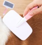 9PCS Small Animal Grooming Kit, Cleaning Brush Removes Loose Hair, Pet Bath Brush,Shampoo Brush, Nail Clipper, Flea Comb For Rabbit, Puppy, Kitten, Guinea Pig (9PCS-Pink) - Image 5
