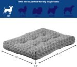 MidWest Homes for Pets XXS QuietTime Deluxe Gray Ombré Swirl Plush Pet Bed, Machine Washable, Non-Skid Bottom, Soft Crate Mat for 18-inch Crates - Image 4