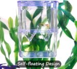Petzilla in-Tank Aquarium Breeder Box for Fish Tank, Breeding Incubator for Small Fish Hatchery, Acrylic Divider for Shrimp Clownfish Aggressive Injured Fish (Small) - Image 3