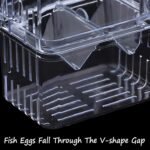Petzilla in-Tank Aquarium Breeder Box for Fish Tank, Breeding Incubator for Small Fish Hatchery, Acrylic Divider for Shrimp Clownfish Aggressive Injured Fish (Small) - Image 4
