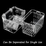 Petzilla in-Tank Aquarium Breeder Box for Fish Tank, Breeding Incubator for Small Fish Hatchery, Acrylic Divider for Shrimp Clownfish Aggressive Injured Fish (Small) - Image 5