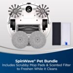 Bissell SpinWave Pet Robot, 2-in-1 Wet Mop and Dry Robot Vacuum, WiFi Connected with Structured Navigation, 3347 - Image 5