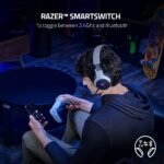 Razer Kaira Pro Dual Wireless Gaming Headset w/Haptics for PlayStation 5 / PS5, PC, Mobile, PS4: HyperSense - Triforce 50mm Drivers - Detachable Mic - 2.4GHz and Bluetooth w/SmartSwitch - RGB Chroma - Image 7