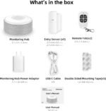 WiFi Door Alarm System, Wireless DIY Smart Home Security System, with Phone APP Alert, 8 Pieces-Kit (Alarm Siren, Door Window Sensor, Remote), Work with Alexa, for House, Apartment, by tolviviov - Image 6