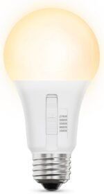 Feit Electric A21 LED Light Bulb, 100W Replacement, Dimmable, Selectable Color Temperatures (2700K-5000K), 1600 Lumens, General Purpose Light Bulbs, 15,000-Hour Lifetime, OM100DM/5CCTCA/LED/6, 6 Pack - Image 9