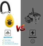 Diyife Dog Clicker for Training, 2 Pack Dog Training Clicker, Clicker Dog Training with Wrist Strap, Pet Training Clicker, Perfect for Dog Cat Puppies Behavioral Training (Red and Yellow) - Image 5