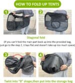 Guinea Pigs Playpen with Surround Tunnel,Pop Open Tent with Tube for Dwarf Rabbits,Chinchilla,Ferret and Other Small Animals to Run and Exercise Indoor or Outdoor (Playpen with Tunnel) - Image 7