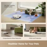 DREAME L40 Ultra Gen 2 Robot Vacuum and Mop with 25,000Pa Suction, Extendable Side Brush and Mop, All-in-One Self-Emptying & Cleaning Dock, Voice & App Control, White - Image 6