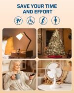 DEWENWILS Wireless Control Outlet for Christmas Decor, Programmable and Expandable Electrical Switch, 100FT Range, 125V/15A/1875W Light Switch, 2 Remote and 5 Outlets - Image 6