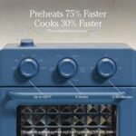 Our Place Wonder Oven | 6-in-1 Stainless Steel Air Fryer Toaster Oven Combo with Basket, Rack, Pan & Tray | Compact 13 QT Countertop Capacity - Toast, Roast, Bake, Reheat, Broil & Steam | Steam - Image 5