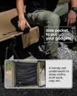 ONETIGRIS SUPRANUBIS Camping Cot, Height Adjustable with Cot Leg Extenders, Strong Support 330lbs, Lightweight Comfortable Folding Bed for Camping, Hiking, Travel, Truck, Beach, Office Nap - Image 5
