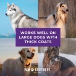 Paw Brothers Professional Grade Extra Long Slicker Brush - Ergonomic Handle, Removes Loose Undercoat and Tangles for Dogs - Image 4