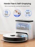 Lefant LiDAR Robot Vacuum and Mop,75-Day Self-Emptying,6000Pa Powerful Suction,Customized Cleaning,Home Mapping, 140 Min Runtime, Roller Brush for Carpet,2.4G/5G WiFi/Alexa/APP/iWatch,M2 Plus - Image 3