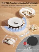 Lefant LiDAR Robot Vacuum and Mop,75-Day Self-Emptying,6000Pa Powerful Suction,Customized Cleaning,Home Mapping, 140 Min Runtime, Roller Brush for Carpet,2.4G/5G WiFi/Alexa/APP/iWatch,M2 Plus - Image 6