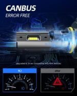 RCJ 9005 9006 LED Bulbs Combo, 9005/HB3 9006/HB4 Bulbs 200W 60000LM Super Bright 6000K Cool White Fog Lights, Plug and Play, Pack of 4 - Image 8