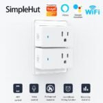 Compact Smart Plug, Works with Alexa & Google Assistant, Smart Life App & Voice Control, Energy Monitoring, Timer Scheduling, No Hub Required, App Remote Control, 2.4 GHz WiFi Outlet, 2-Pack - Image 3
