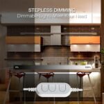 DAYBETTER White LED Strip Lights, 50 ft Dimmable 6500K Bright White Strip Lighting, 900 LEDs Tape LED Lights for Bedroom, Mirror, Kitchen, Home Decoration(2 Rolls of 25 ft) - Image 3