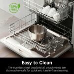 Stand Mixer, Compact & Space-Saving, Stainless Steel Bowl, Unique & Playful Design, Effcient Motor, Dishwasher-Safe Attachments, SM-2549A (Panda) - Image 5