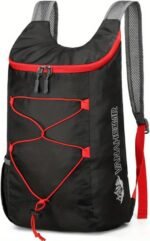 Travel Hiking Outdoor Lightweight Folding Backpack Adjustable shoulder straps, compact design, easy to organize - Image 3