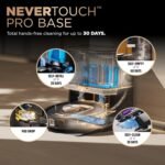 Shark Robot Vacuum & Mop Combo, PowerDetect NeverTouch Pro, Self-Emptying, Self-Refill with Self-Clean Pad Wash & Dry, 60-Day Capacity, 30-Day Refill Tank, RV2820ZE (Renewed) - Image 4